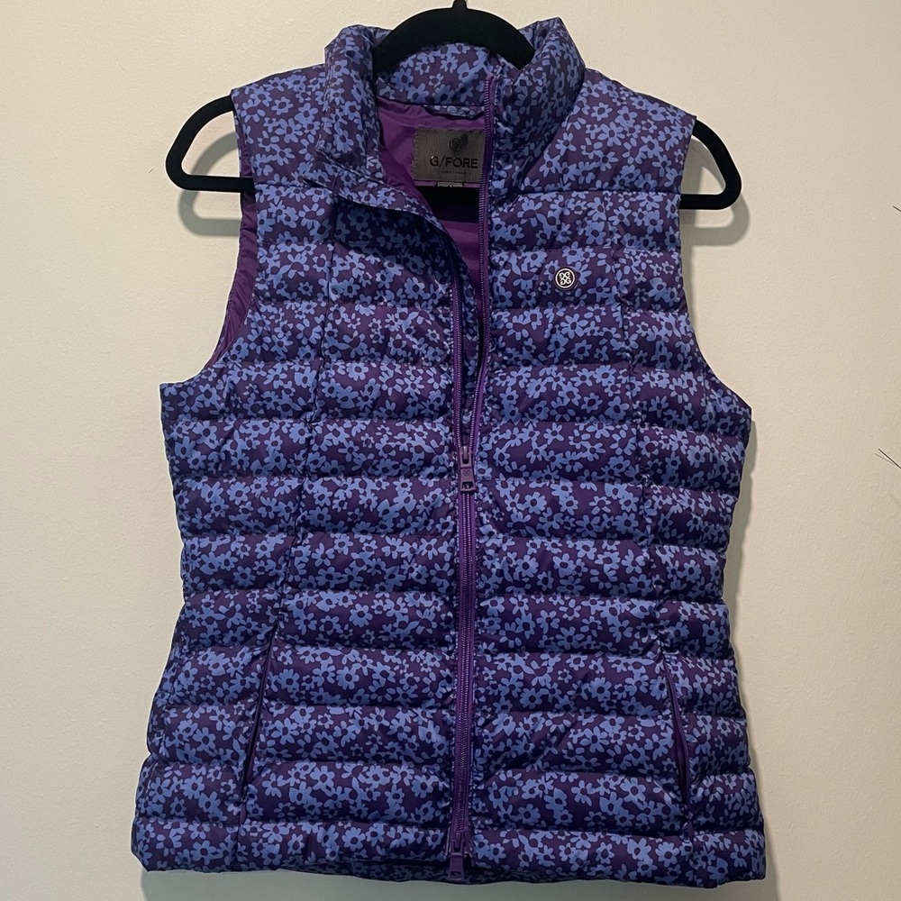 G/FORE Women's Puffer Vest - Ditzy Floral